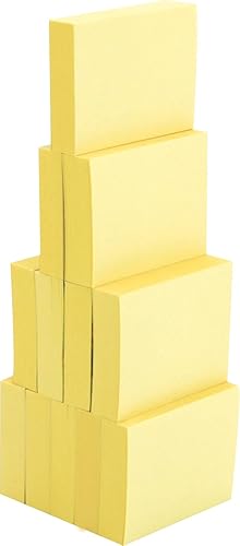 Miniatura 5 de 4A notas adhesivas, 1 38 x 1 78 pulgadas, tamaño pequeño, el adhesivo en un lado más largo, surtido de neón, notas autoadhesivas, 18 colores, 100