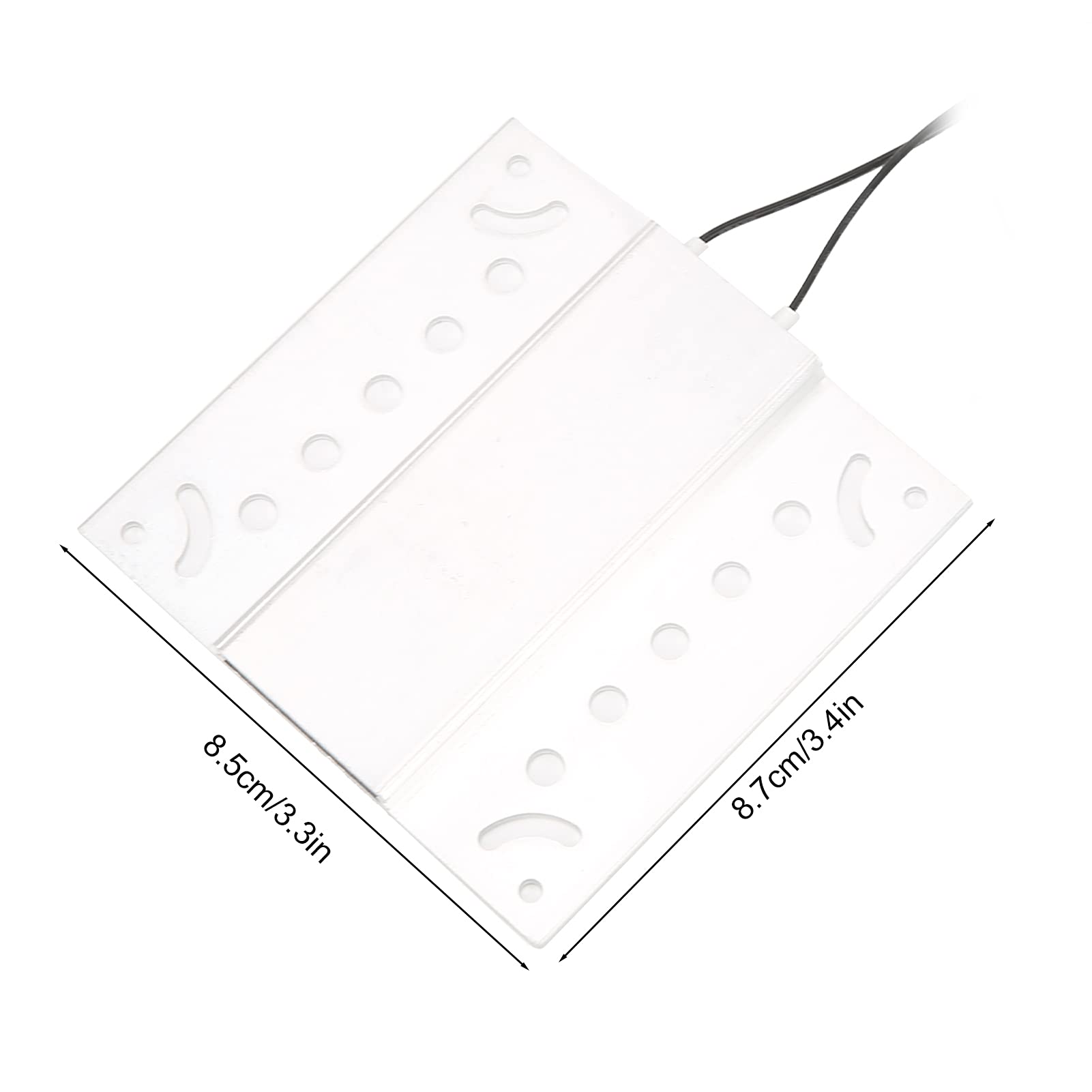 Plaque chauffante Bricolage, élément Chauffant en Aluminium Robuste et pour incubateur
