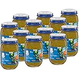 Gerber Purees 3rd Foods, Garden Vegetable & Rice, 6 oz. (Pack of 12)