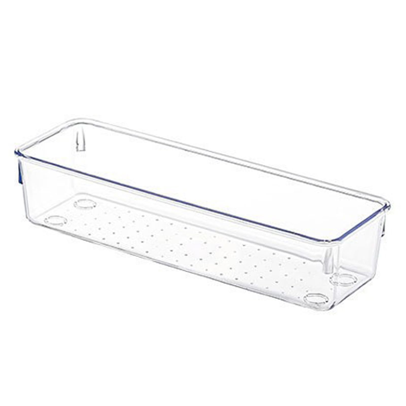 Des plateaux de tiroirs de salle de bains en acrylique transparents, des boîtes de rangement empilables pour l ' organisation de la maison, des organisateurs de tiroirs de salle de bains transparents
