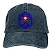 Produktbild Hoklcvd New Mexico Skull Unisex gewaschen verstellbare Mode Cowboyhut Denim Baseball Caps Unisex11