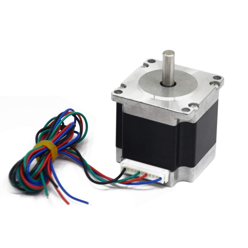 Hybrid Stepper Motor Nema 23 2-Phase 1.8° Step Angle 57x51mm 4-Wire 2.8A 10.1Kgcm Holding Torque High Precision Motor with D Shaft for CNC 3D Printer Robotics and Industrial Automation-picture-35