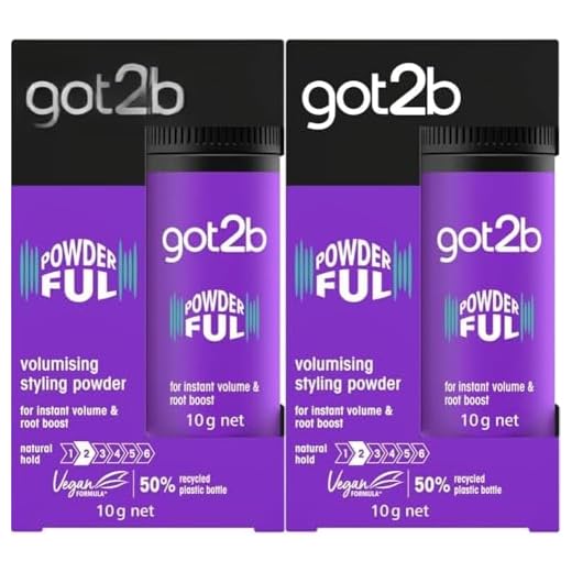 Got2b - Polvos volumen POWDER'ful – Polvos para levantar la raíz – Textura matificante – Lleva tu volumen a nuevas dimensiones, el paquete puede variar (Paquete de 2)