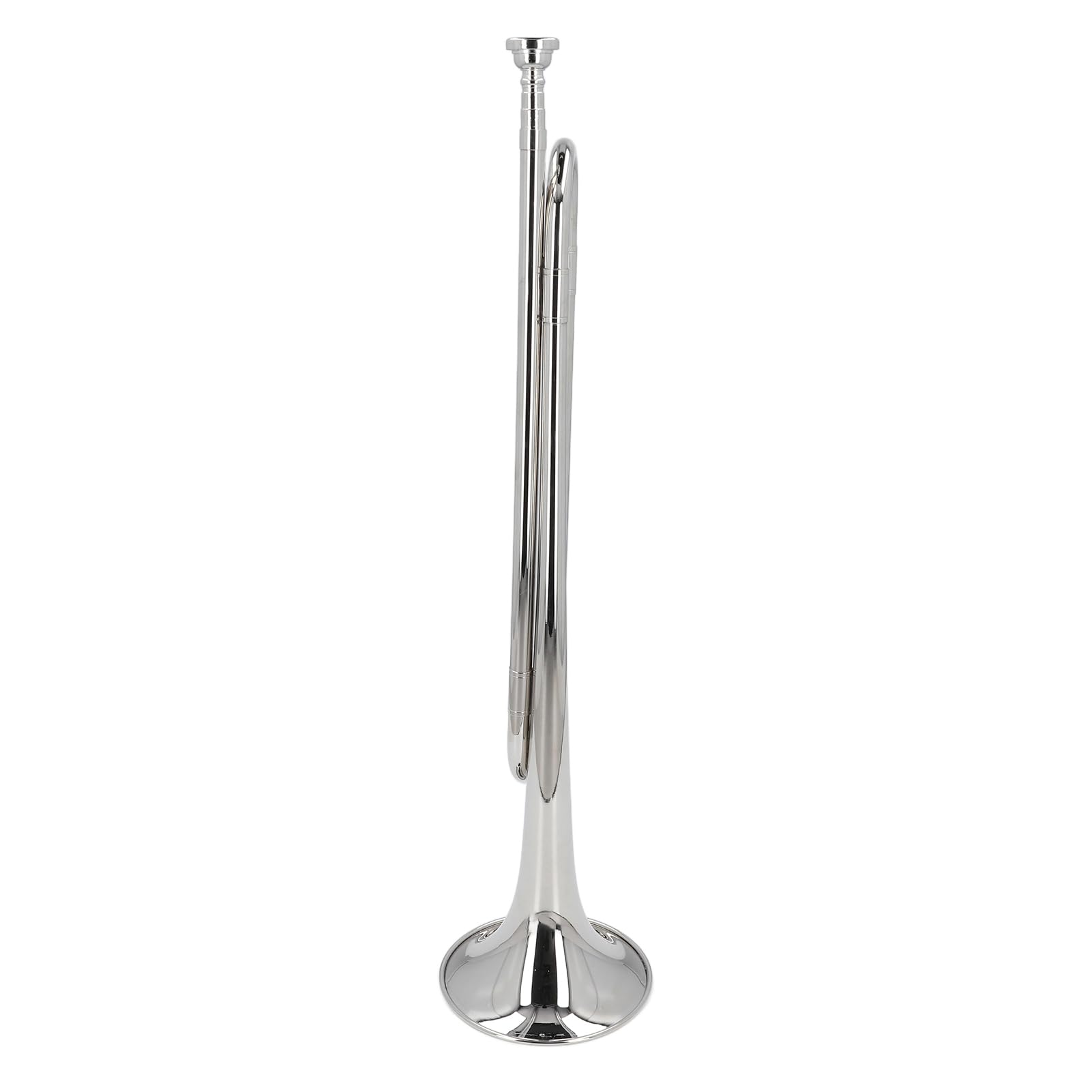 Generic Instrumento de Trompeta Trompeta de Caballería de Latón Profesional para Orquesta Militar Llave BB, Material Resistente y Tono Ideal, para Banda Escolar y Actuación en Ambiente Festivo,