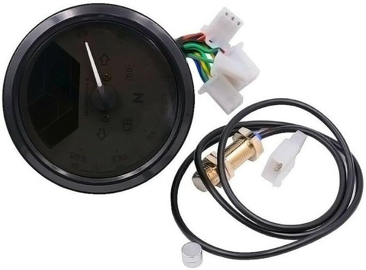Motorbike Instrument Odometer Universal Motorcycle Speedometer Odometer Tachometer Motorbike Gauge Motorcycle Digital Dash Speedometer Odometer Gauge