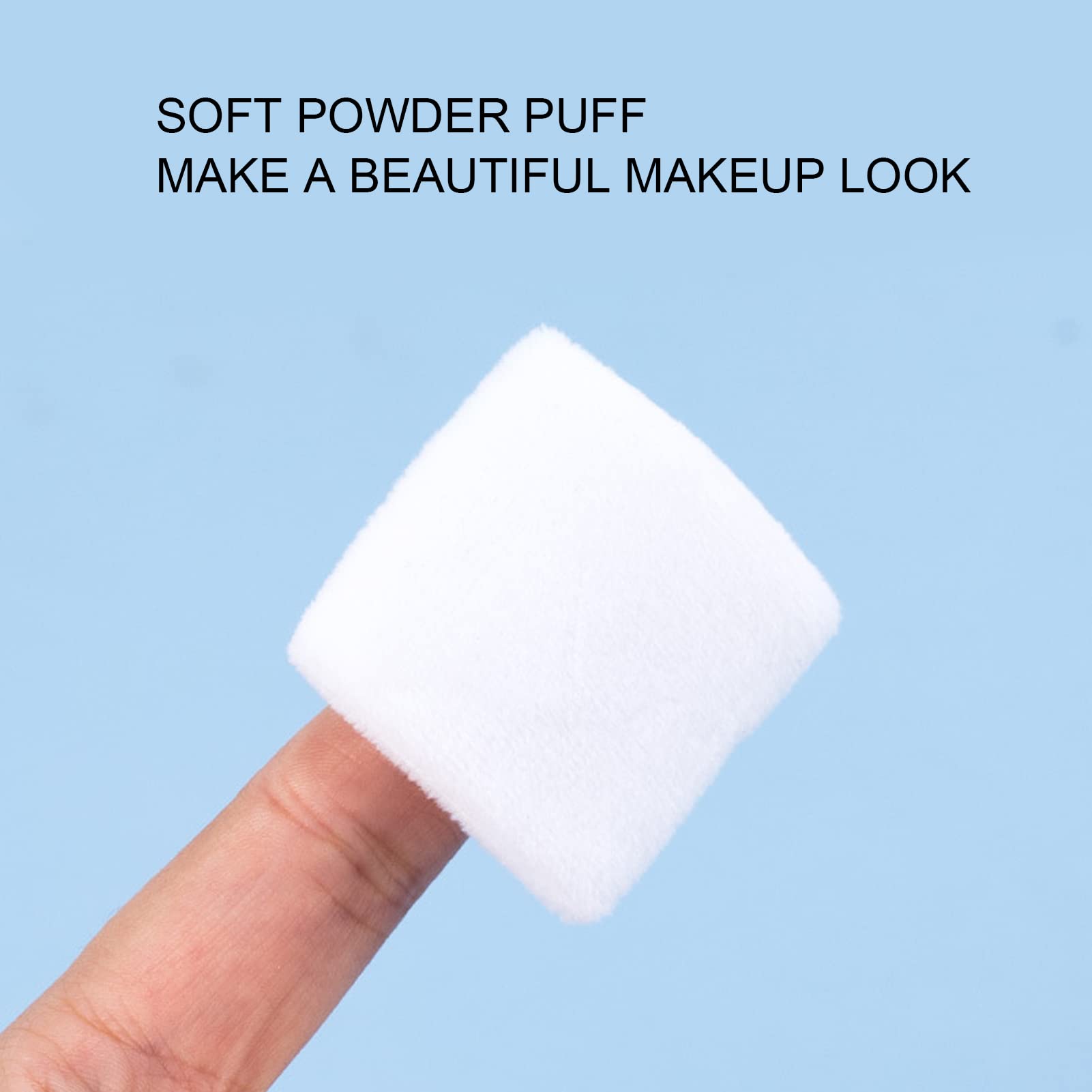 Empty dust box, compact loose powder box, refillable airtight mirror lid, filter for travel - Image 3