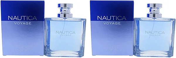 Nautica Voyage by Nautica for Men - 3.4 oz EDT Spray - (Pack of 2)