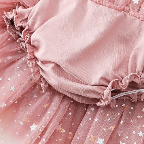 Image of 6M-3T Infant Baby Girl Tutu Skirt Toddler Girls Solid Color Tulle Skirts Birthday Outfits with Headband