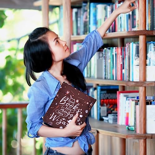 LParkin Capa de Livro Do Mundo Mágico para Fãs de Potter, Protetor de Livros Que Transforma Trouxas