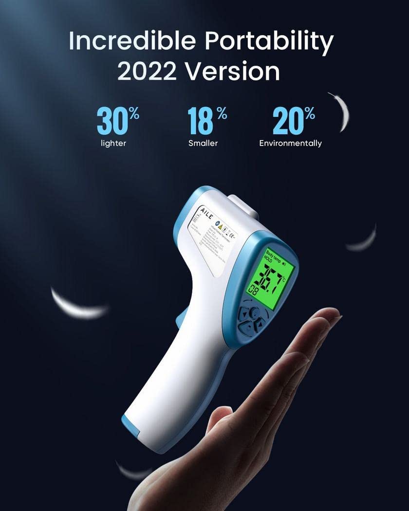 AILE Thermometer Baby-Adult Temperature Monitor: CE Approved UK Medical Digital Forehead Thermometers - Image 5