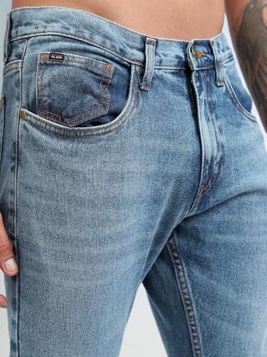 Image of Highlander Men's Loose Fit Jeans | Wide Leg | Mid Rise | Cotton | Jeans for Man