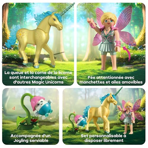 Playmobil Magic Unicorns 71842 Licorne Fleur de soleil avec fée - vue 5