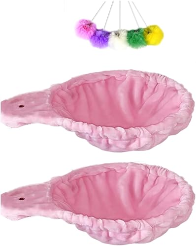 SHENGOCASE Paquete de 2 hamacas de 13 pulgadas para árbol de gato, gato, torre de repuesto, 5 juguetes colgantes, accesorios para árbol de gato,