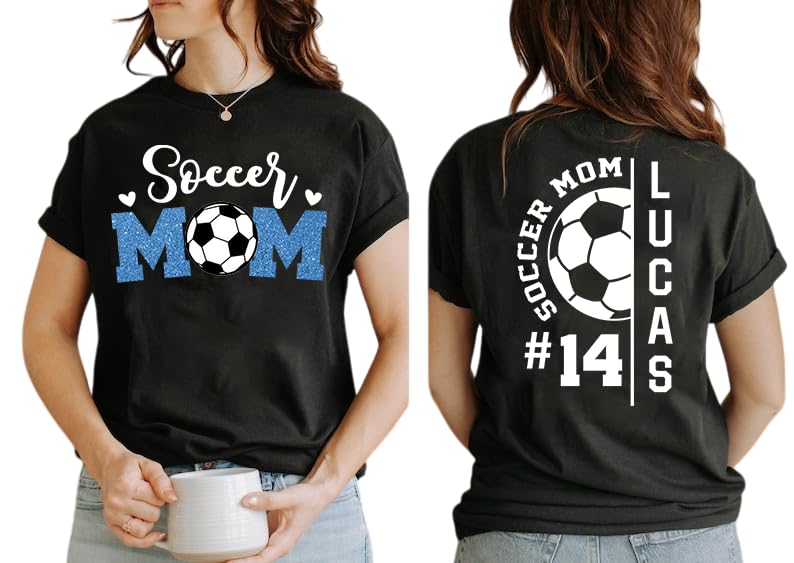 Personalized Soccer Mom Shirt, Colorful Sweatshirt and Gifts