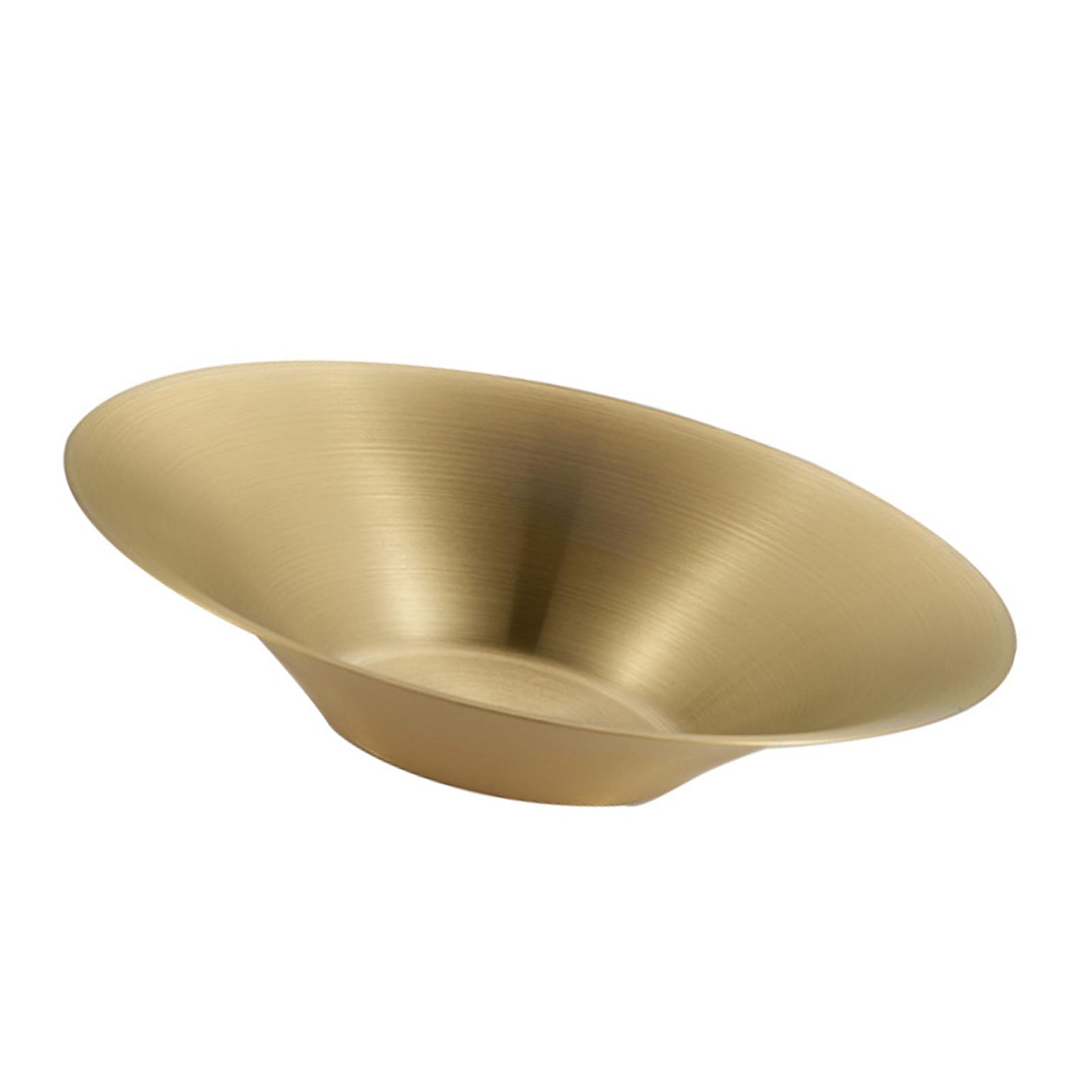 APGLSXY Stainless Steel 27Cm Salad Fruit Bowl Rustproof Snacks Dishwasher Safe for Home Outdoor Use Rustproof Stainless Steel Serving Contemporary Salad Serving Bowl Family Gathering