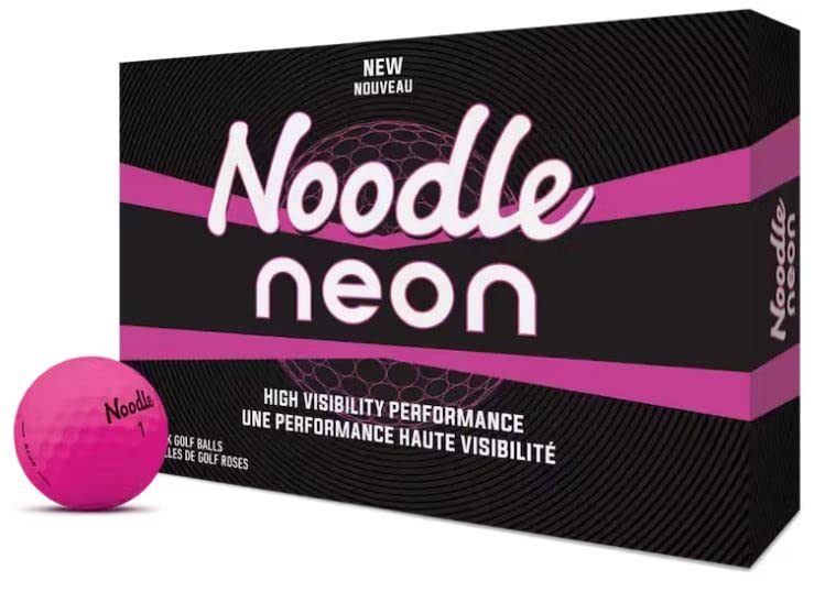 TaylorMade Noodle Neon Pink 1 Dozen Golf Balls New
