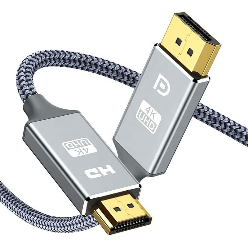 Cable Displayport y HDMI Thunderbolt con revestimiento trenzado de alta gama 3