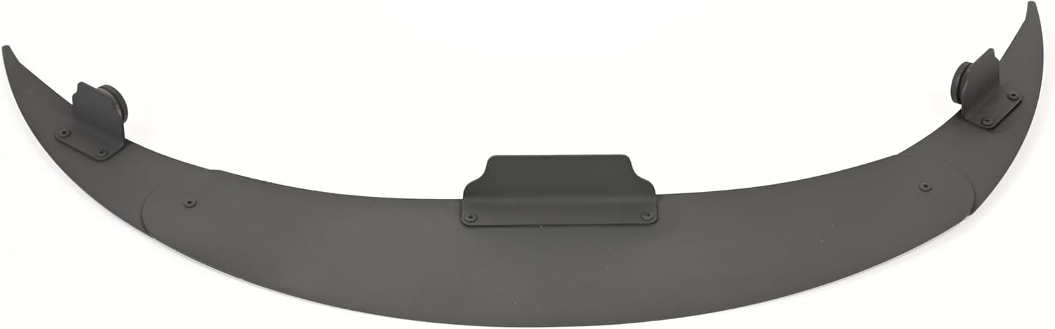 NU2U Smoke and Soot Baffle Shield Fitment -GZ*Dome Pizza Oven V1 and S1, Magnetic Mount, High-Temperature Black Finish, Made in Canada