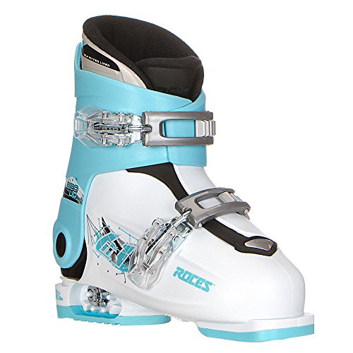 Roces Idea Up G Girls Ski Boots - 19-22/White-Light Blue-Black (2 Buckle) - Image 5