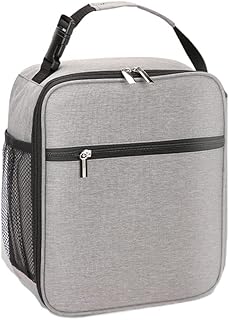 Sac Isotherme Repas Sac à lunch portable imperméable étanche sac fourre-tout isolé refroidisseur thermique boîte à lunch caisse for hommes femmes école pique-nique voyage Pour Bureau ( Blue : Blu )