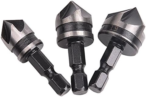 Hex 12/16/19mm Countersink Bore Set 