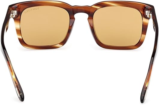 Amazon.com: Tom Ford Dax Light Brown Square Men's Sunglasses
