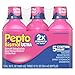 Pepto Bismol Liquid Ultra for Nausea, Heartburn, Indigestion, Upset Stomach, and Diarrhea Relief, 12 Floz, 3 Pack