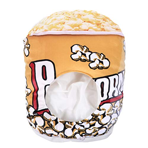 KESYOO Sombrero de Felpa con Forma de Palomitas de Maíz Divertido Gorro...
