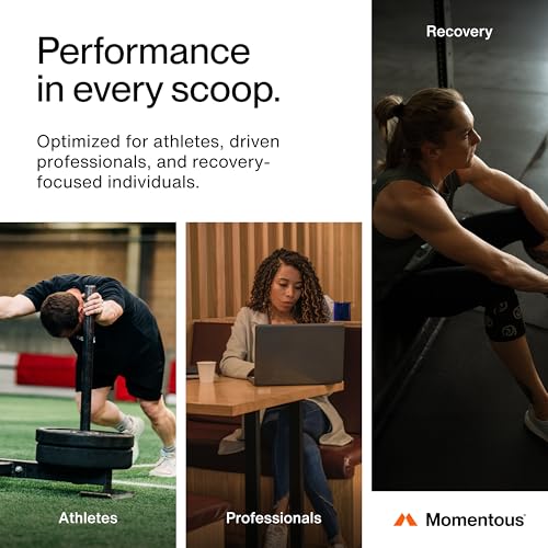 Image of Momentous Essential Grass-Fed Whey Protein Powder - 20 g Whey Isolate Protein - NSF Certified for Sport - Gluten-Free - 12 Servings for Essential Everyday Use - Pure Cinnamon - Package May Vary