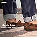 Sebago Schooner Saddler's Leather Boat Shoes - Waterproof Moccasins for Men Featuring Leather Sock Lining, and Non-Marking, Slip-Resistant Outsoles, Brown Meerkat - 12 Regular