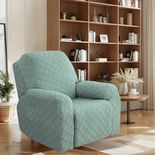 Okuyuk Funda Para Silla Reclinable, Fundas Elásticas De 4 Piezas Para Silla Reclinable, Funda Suave Para Silla Reclinable, Protector De Muebles Para Perros Y Gatos Verde Fruta, 1 Plaza