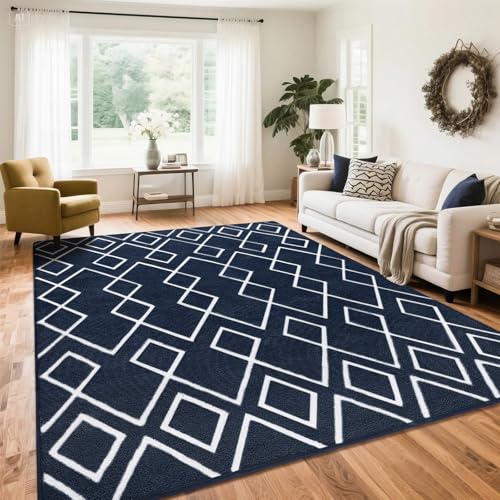 Rtizon Soft Area Rug for Bedroom, 6x9Ft Moroccan Rugs for