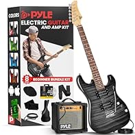 DUAL HUMBUCKER PICKUPS: Humbuckers have two coils wound to reject noise and interference using phase cancellation. The result is a deeper, louder and smoother sound compared to cheaper single coil. INCLUDED PRACTICE AMPLIFIER: This guitar features dr...