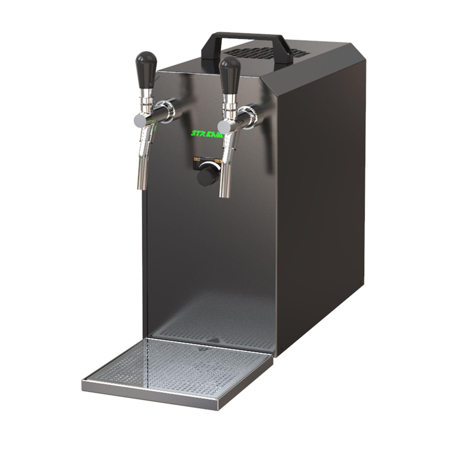 Set Completo raffreddore per Birra Stream 50, 50 l/h, 2 Linee Raffreddamento a Secco, Acciaio Inox, per fusti Tipo G