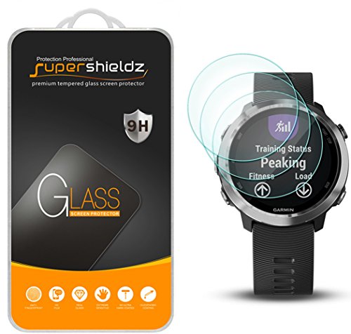 (3 Pack) Supershieldz for Garmin Forerunner 645 and Forerunner 645 Music Tempered Glass