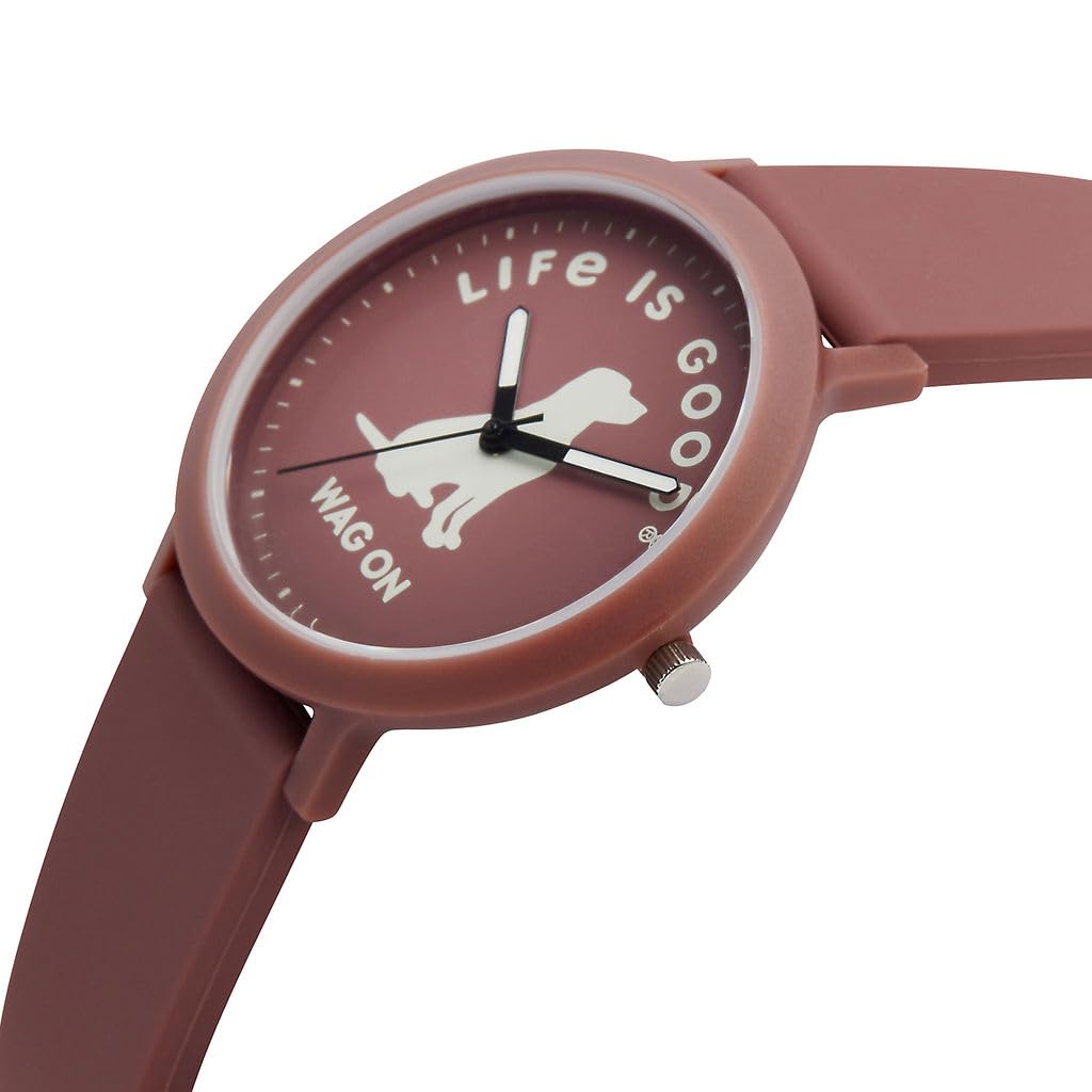 Speidel Life is Good 40mm Watch, Comfortable Silicone Strap, Lightweight Matte Case, Easy to Read Dial with Fun Graphic Designs, Casual Everyday Watch - 2
