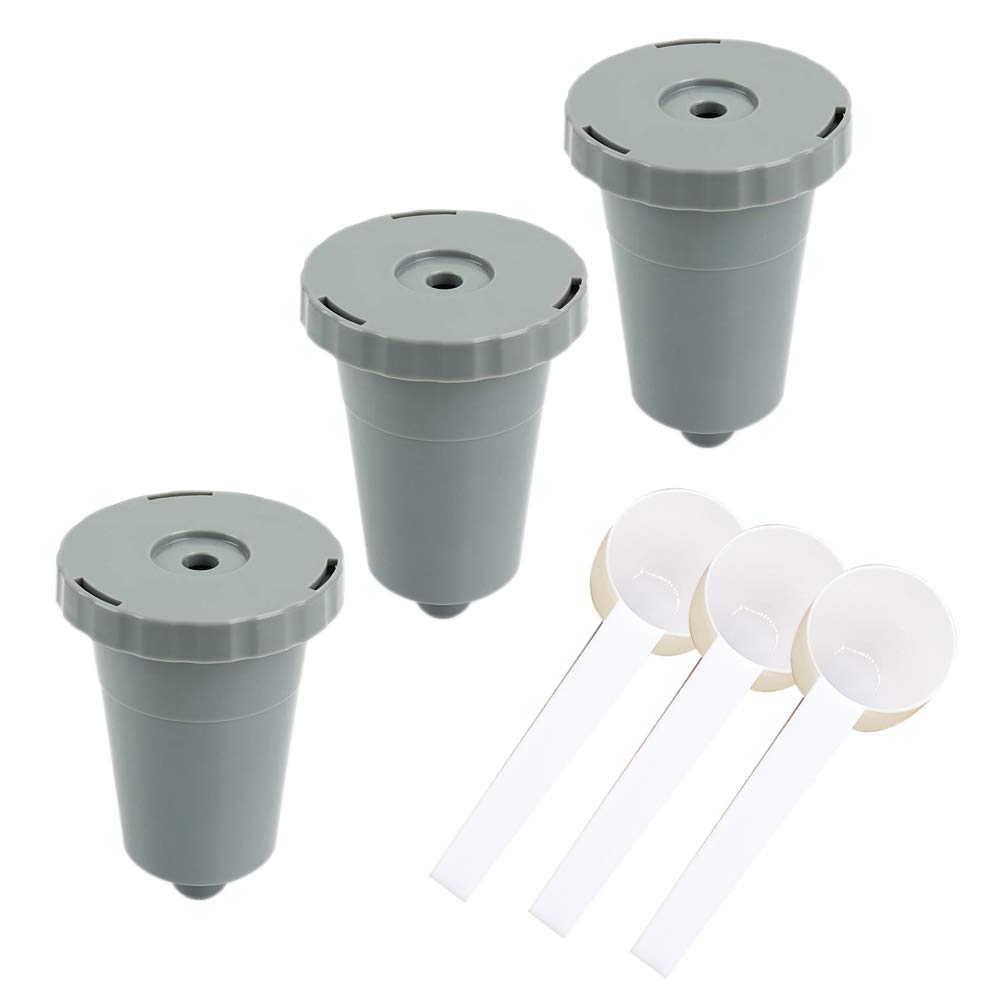 Anbige Reusable K Cups For Keurig 1.0 Brewers Universal Fit For B30 B40 B50 B60 B70 Series, Refillable Single Cup Coffee Filters, Eco Friendly Stainless Steel Mesh Filter