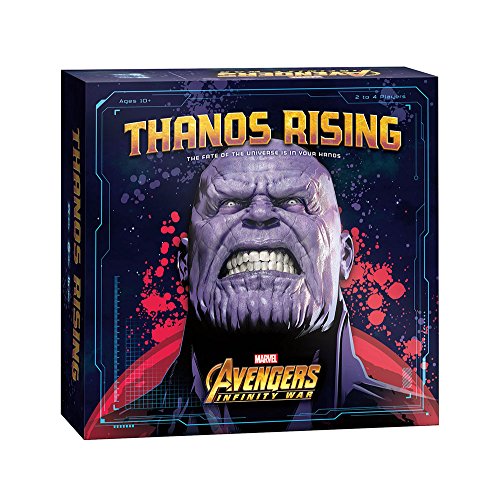 USAOPOLY Thanos Rising: Avengers Infinity War Cooperative Dice and Card Game | Marvel Avengers Endgame and Avengers Infinity War Movies | Collectible Thanos Figure Included (DC011-543-001800-03)