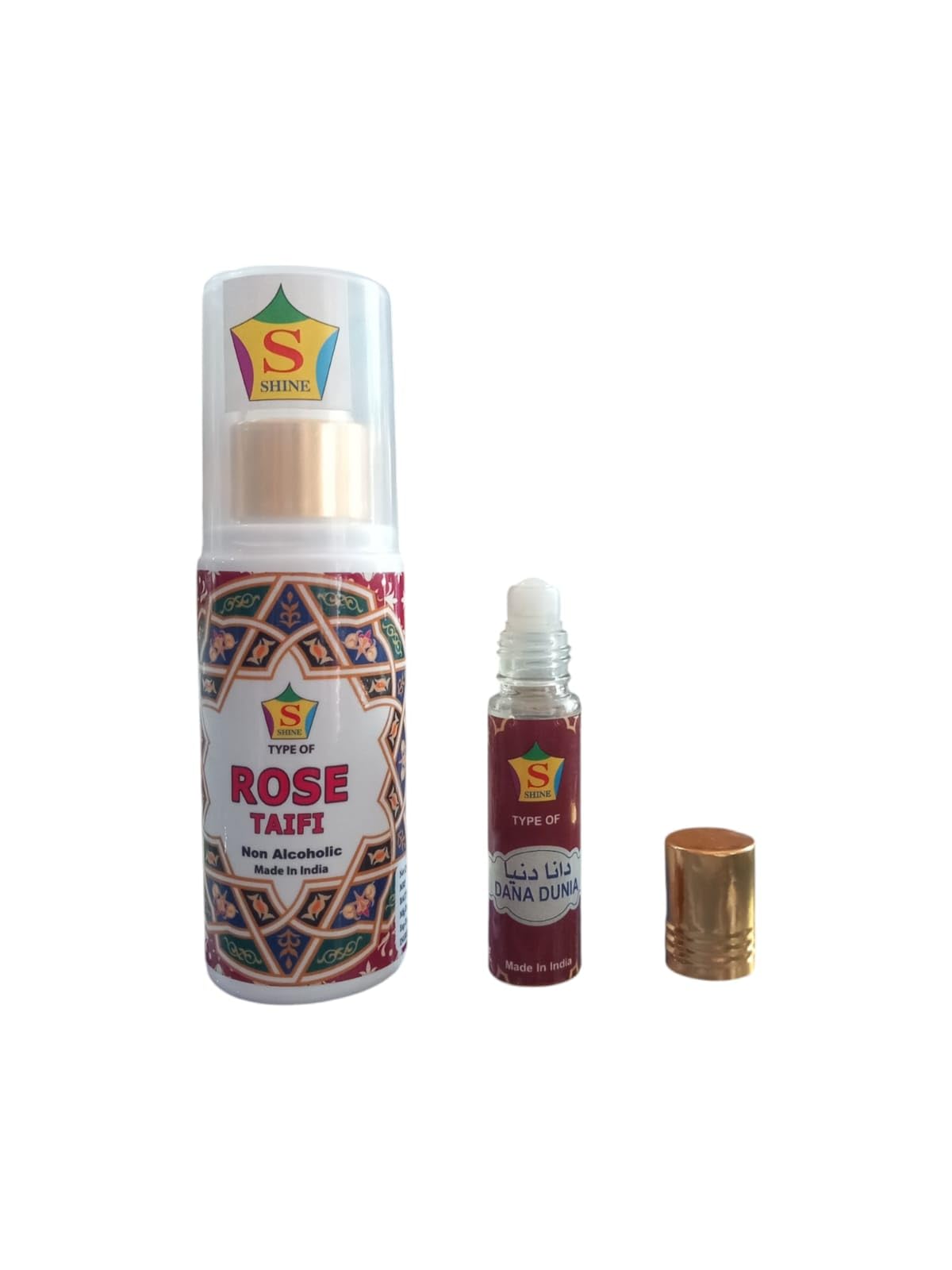 S SHINEV Non Alcoholic Body Spray 100ml With free Roll on for All body type (S SHINE-ROSE TAIFI &Free Roll On)-image-30