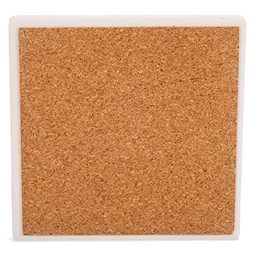P. Graham Dunn Blessed & Grateful Floral Mason Jar Wood Look 4 X 4 Absorbent Ceramic Coasters Set Of 4 #TOP3