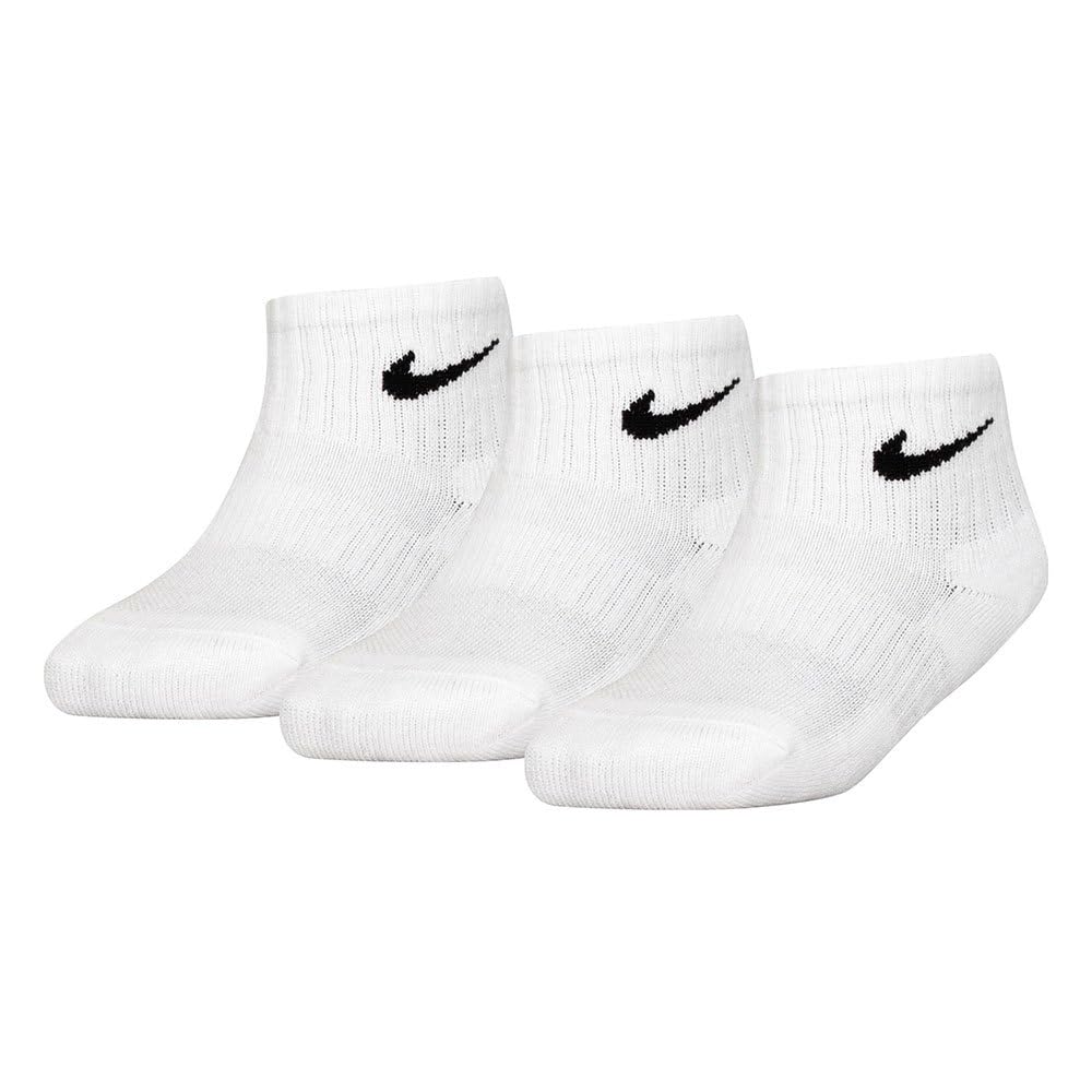 Nike Kids Rn0012 Quarter Socks 3 Pairs EU 23 1/​2-​27