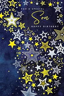 for A Specail Son Birthday Card - Size 6" X 9"