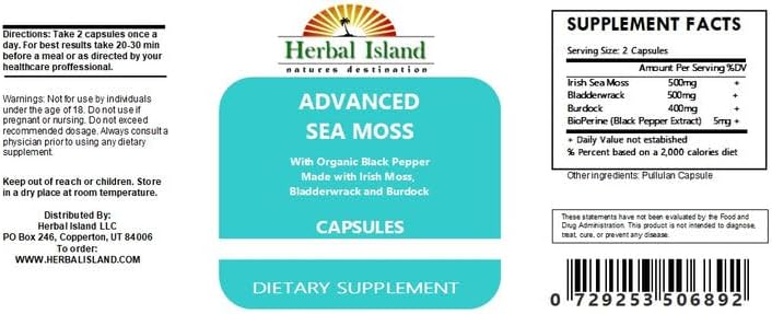 Miniatura 5 de Generic Cápsulas avanzadas de musgo marino - 60