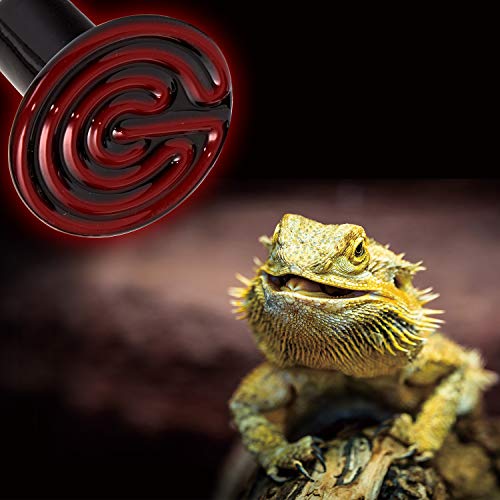 Repti Zoo Reptile Ceramic Infrared Heat Emitter,110V 100W Infrared Bulb For Reptile Pet Coop And Glass Terrarium #TOP4