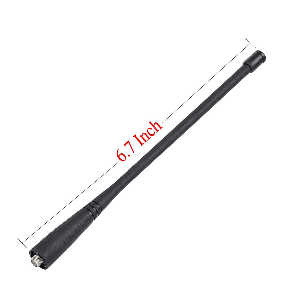 Dualband-Antenne 17 Cm Für Funkgeräte (UV-5R, UV-82, UV-9R Etc.) – VHF/UHF 136-174/400-520 MHz, 2 Stück