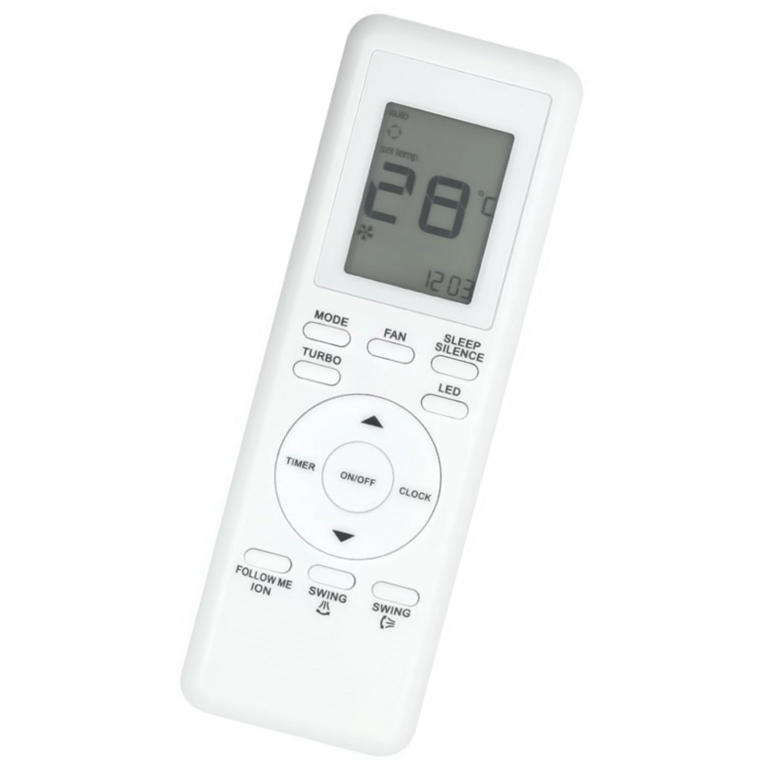 fexxkg Universals Remote Control with Backlit LCD Screen For Air Conditioners for Models Works With RG94A RG93A