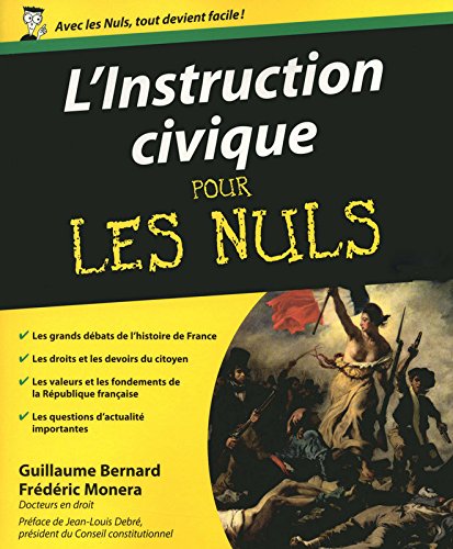 L'Instruction civique Pour les nuls Livre eBook France