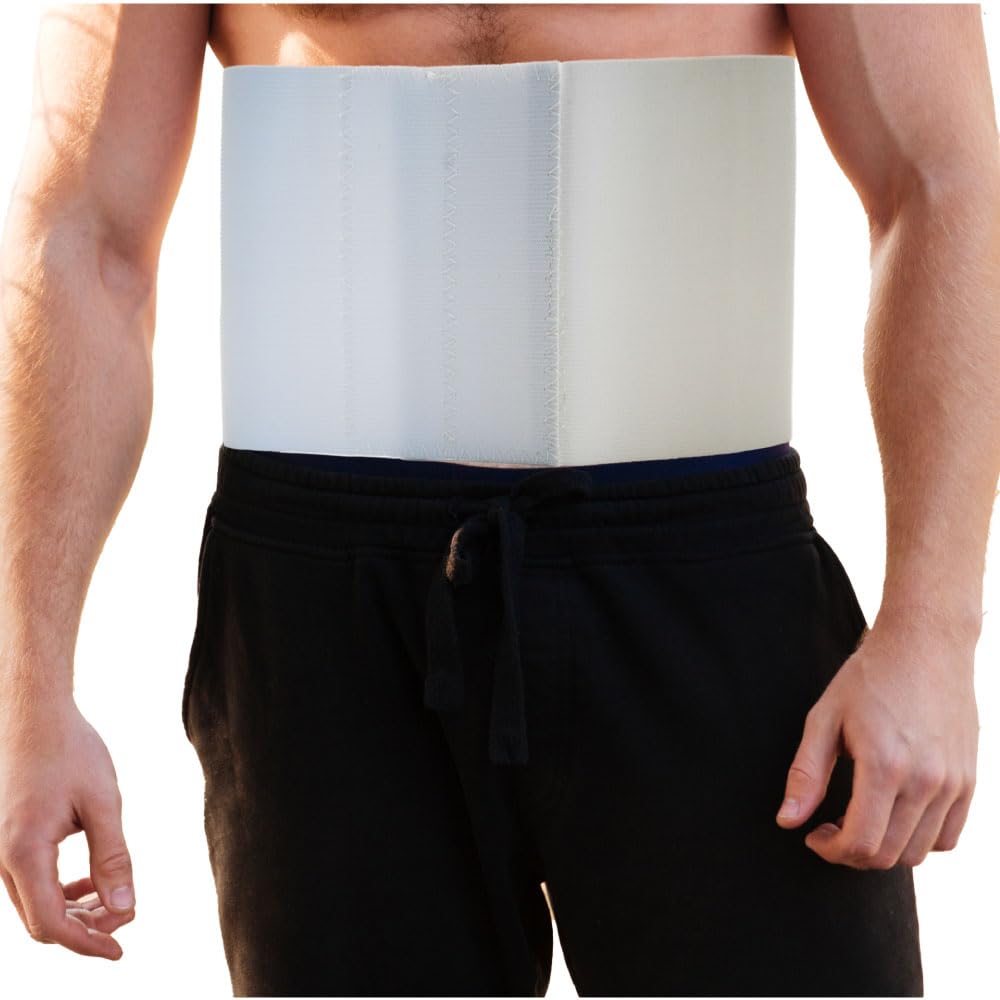 RCAI Abdominal Binder |Hernia Belt, Belly Bands for Pregnant Women, Post Partum Support, Single Panel Abdominal Brace made for Men & Women, Trusted by Clinics & Hospitals Worldwide (8