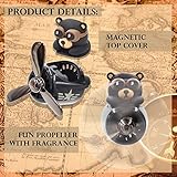 FLIRTARE Bear Pilot Retro Airplane Car Air Freshener – Personalised Air Vent Clip, Premium Long-Lasting Fragrance, Car Accessories - Image 3