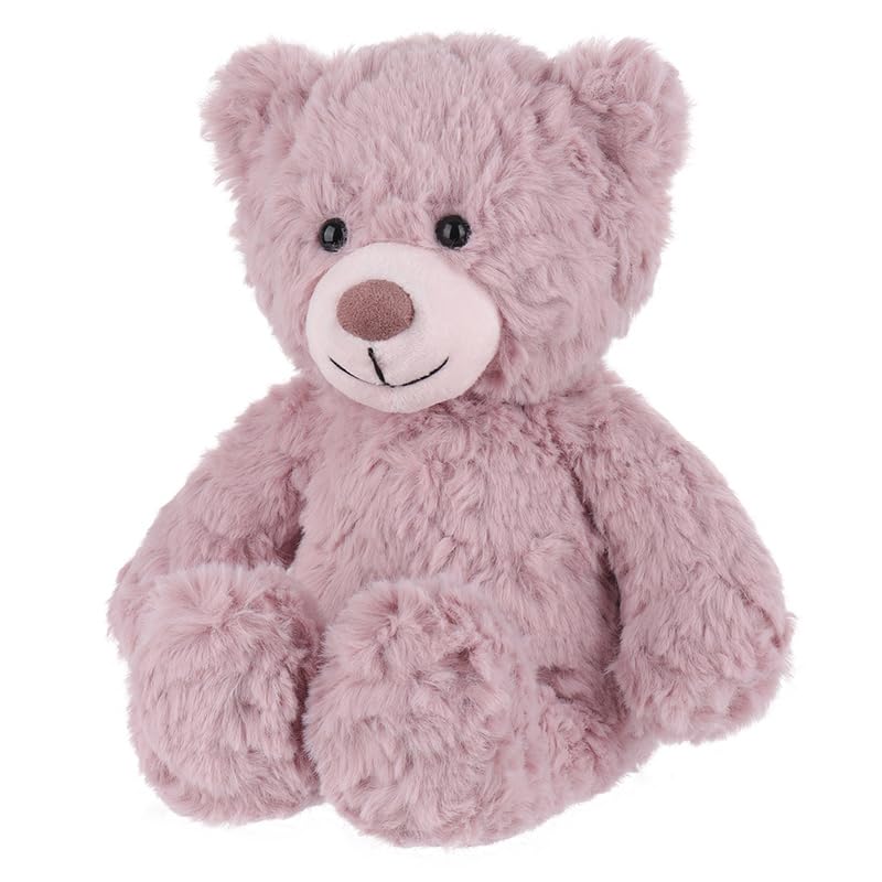 Apricot Lamb Toys Plush Pink Purple Flower Teddy Bear Stuffed Animal Soft Cuddly Perfect for Child 8 Inches